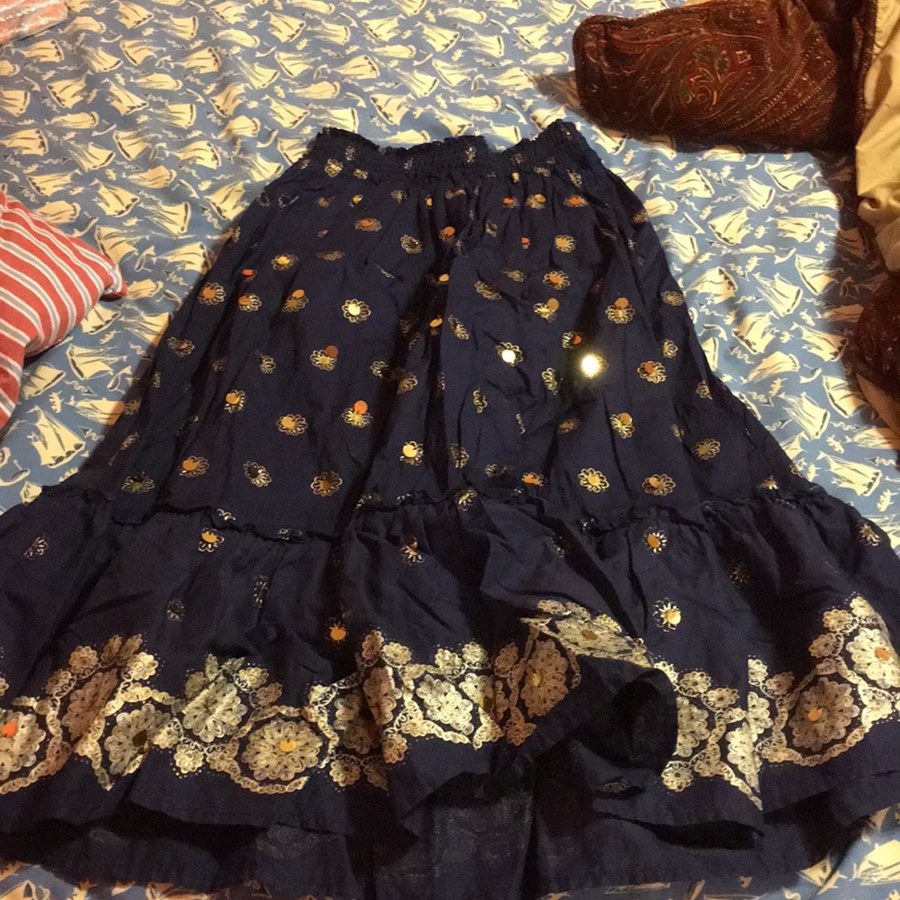 long flowy skirt